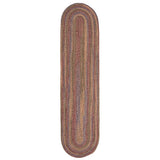 Colonial Mills Worley Multicolor Rustic Braided Handcrafted Runner Rug