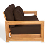 SAFAVIEH Couture Montford Teak 3-Seat Bench Casing Cover - 72Wx29Dx1H