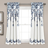 Porch & Den Elcaro Floral Room Darkening Curtain Panel Pair