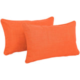 Blazing Needles Delaney Indoor/Outdoor Throw Pillow Set (Set of 4)