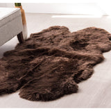 Silver Orchid Nansen Genuine Soft Australian Sheepskin Rug