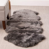 Silver Orchid Nansen Genuine Soft Australian Sheepskin Rug