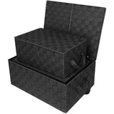 Woven Storage Basket Set - N/A