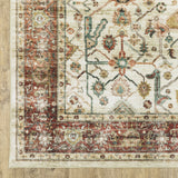 Vista Home Sunderland Vintage Bordered Machine Washable Area Rug Mat