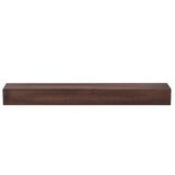 Solid Pine Wall Mounted Fireplace Mantel Floating Shelf