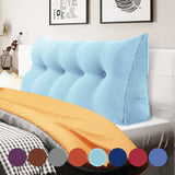 WOWMAX Large Reading Wedge Headboard Pillow for Bed Rest Back Support