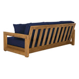 SAFAVIEH Couture Montford Teak 3-Seat Bench Casing Cover - 72Wx29Dx1H