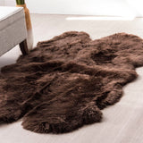 Silver Orchid Nansen Genuine Soft Australian Sheepskin Rug