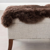 Silver Orchid Nansen Genuine Soft Australian Sheepskin Rug