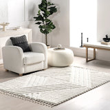 Nuloom Briella High-Low Geometric Shag Area Rug