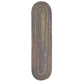 Colonial Mills Worley Multicolor Rustic Braided Handcrafted Runner Rug