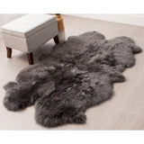 Silver Orchid Nansen Genuine Soft Australian Sheepskin Rug