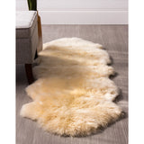Silver Orchid Nansen Genuine Soft Australian Sheepskin Rug