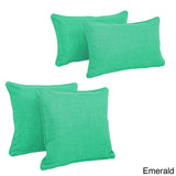 Blazing Needles Delaney Indoor/Outdoor Throw Pillow Set (Set of 4)