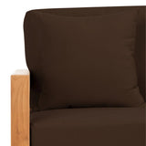 SAFAVIEH Couture Montford Teak 3-Seat Bench Casing Cover - 72Wx29Dx1H