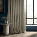 Exclusive Fabrics Faux Linen Grommet Room Darkening Curtain (1 Panel)