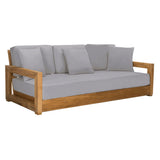 SAFAVIEH Couture Montford Teak 3-Seat Bench Casing Cover - 72Wx29Dx1H