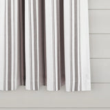 Lush Decor Farmhouse Stripe Yarn Dyed Cotton Window Curtain Panel Pair