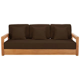 SAFAVIEH Couture Montford Teak 3-Seat Bench Casing Cover - 72Wx29Dx1H