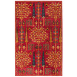 SAFAVIEH Handmade Heritage Picture Block Floral Traditional Oriental Wool Rug