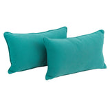 20-inch by 12-inch Lumbar Throw Pillows (Set of 2)