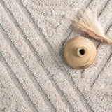 Nuloom Briella High-Low Geometric Shag Area Rug