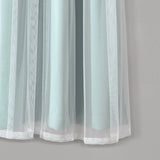 Lush Decor Grommet Sheer Panel Pair with Insulated Blackout Lining