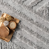 Nuloom Briella High-Low Geometric Shag Area Rug