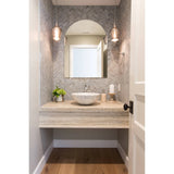 Rita Arch Modern Frameless Bathroom Vanity Mirror