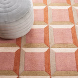 SAFAVIEH Handmade Genre Hikariko Mid-Century Modern Wool Rug