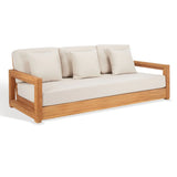 SAFAVIEH Couture Montford Teak 3-Seat Bench Casing Cover - 72Wx29Dx1H