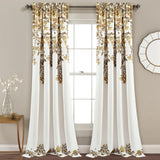 Porch & Den Elcaro Floral Room Darkening Curtain Panel Pair