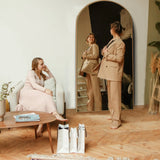 Arched Floor Mirror With Stand,Wood Frame Full Length Mirror,Wall-Mounted Mirror
