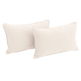 20-inch by 12-inch Lumbar Throw Pillows (Set of 2)