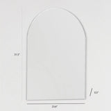 Rita Arch Modern Frameless Bathroom Vanity Mirror
