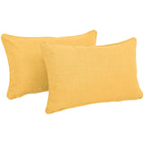 Blazing Needles Delaney Indoor/Outdoor Throw Pillow Set (Set of 4)
