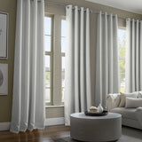 Exclusive Fabrics Faux Linen Grommet Room Darkening Curtain (1 Panel)
