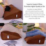 WOWMAX Large Reading Wedge Headboard Pillow for Bed Rest Back Support