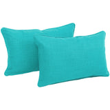 Blazing Needles Delaney Indoor/Outdoor Throw Pillow Set (Set of 4)