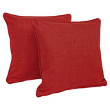 Blazing Needles Delaney Indoor/Outdoor Throw Pillow Set (Set of 4)