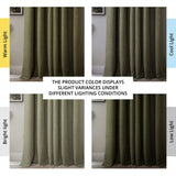 Exclusive Fabrics Faux Linen Grommet Room Darkening Curtain (1 Panel)