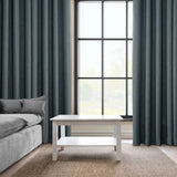 Exclusive Fabrics Faux Linen Grommet Room Darkening Curtain (1 Panel)
