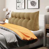 WOWMAX Large Reading Wedge Headboard Pillow for Bed Rest Back Support