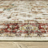 Vista Home Sunderland Vintage Bordered Machine Washable Area Rug Mat