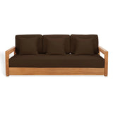 SAFAVIEH Couture Montford Teak 3-Seat Bench Casing Cover - 72Wx29Dx1H