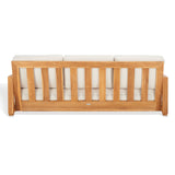 SAFAVIEH Couture Montford Teak 3-Seat Bench Casing Cover - 72Wx29Dx1H