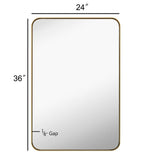 Rathburn Metal Venetian Wall Mounted Mirror