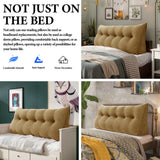 WOWMAX Large Reading Wedge Headboard Pillow for Bed Rest Back Support