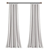 Lush Decor Farmhouse Stripe Yarn Dyed Cotton Window Curtain Panel Pair