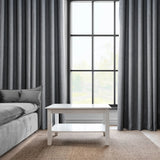 Exclusive Fabrics Faux Linen Grommet Room Darkening Curtain (1 Panel)